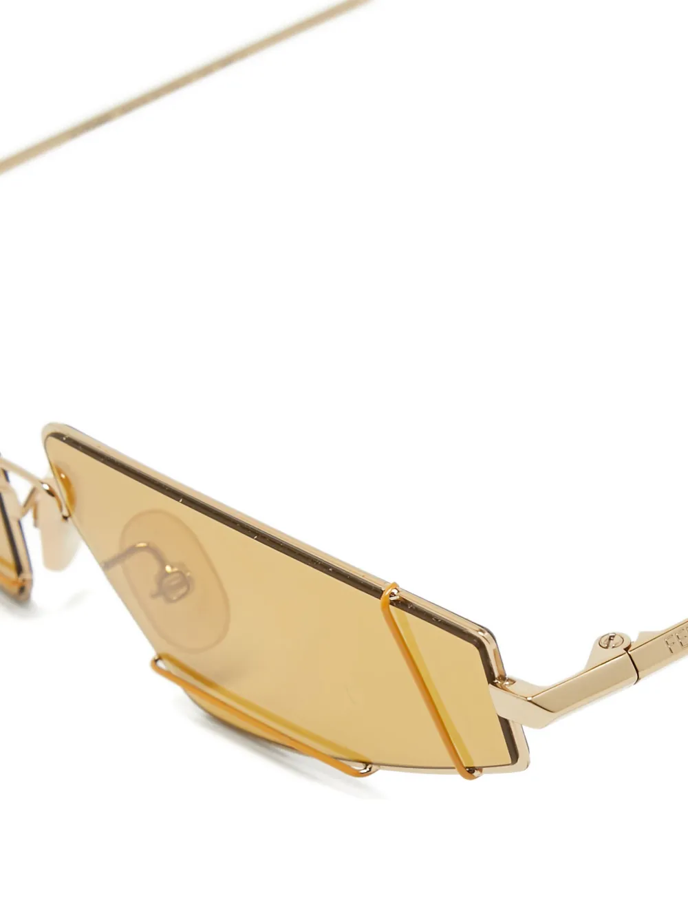 Fendi Pre-Owned geometric-frame sunglasses | Image 2