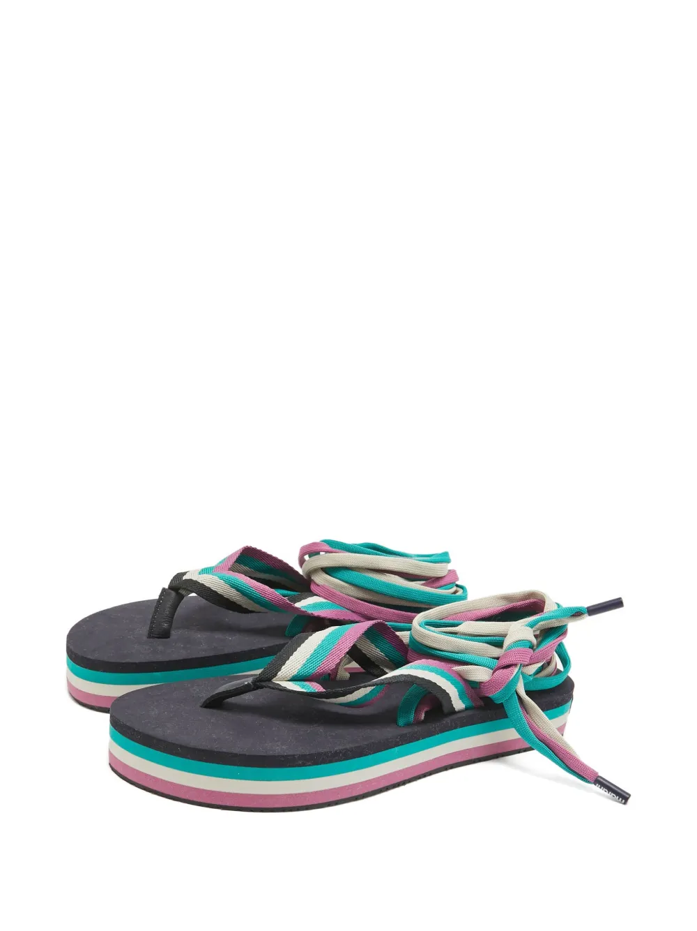 Isabel Marant Vintage Canvas sandalen - Zwart