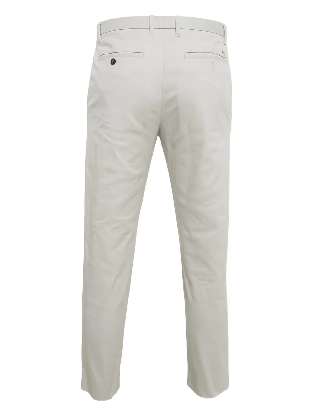 EMPORIO ARMANI Pre-owned Cotton Trousers In Gray