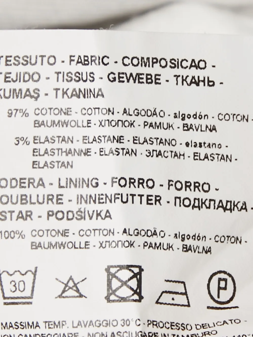 EMPORIO ARMANI Pre-owned Cotton Trousers In Gray