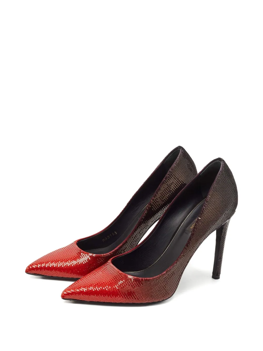 Louis Vuitton Pre-Owned 110 mm ombré pumps - Zwart