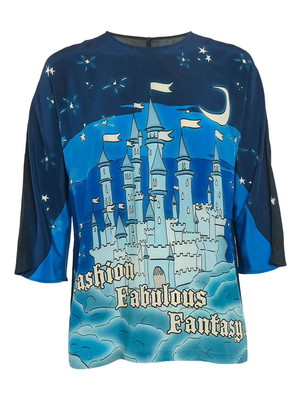 Dolce & Gabbana Pre-Owned playera de seda | azul | Image 1