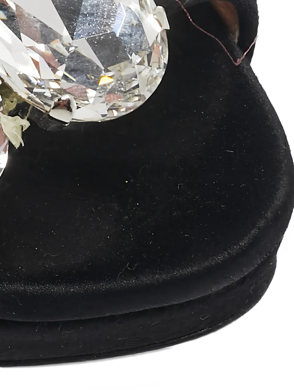 Pre-owned Miu Miu Crystal-embellishment Platform Pumps