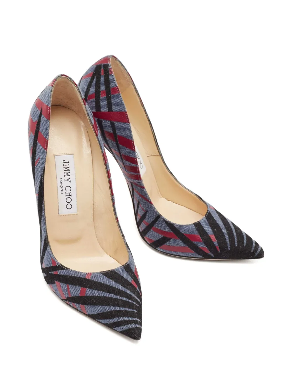 Jimmy Choo Pre-Owned 125mm pointed-toe pattern pumps | Image 2