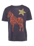 Dolce & Gabbana Pre-Owned Horse Star T-shirt - Blue