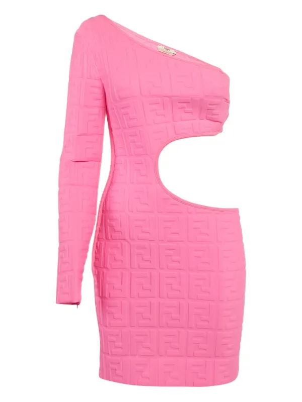 Fendi Pre-Owned FF Pattern Dress Pink FARFETCH IN