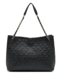 Tory Burch pre-owned quilted leather tote bag - Black