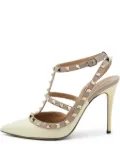 Valentino Garavani Pre-Owned 100mm rockstud-embellished pumps - Neutrals