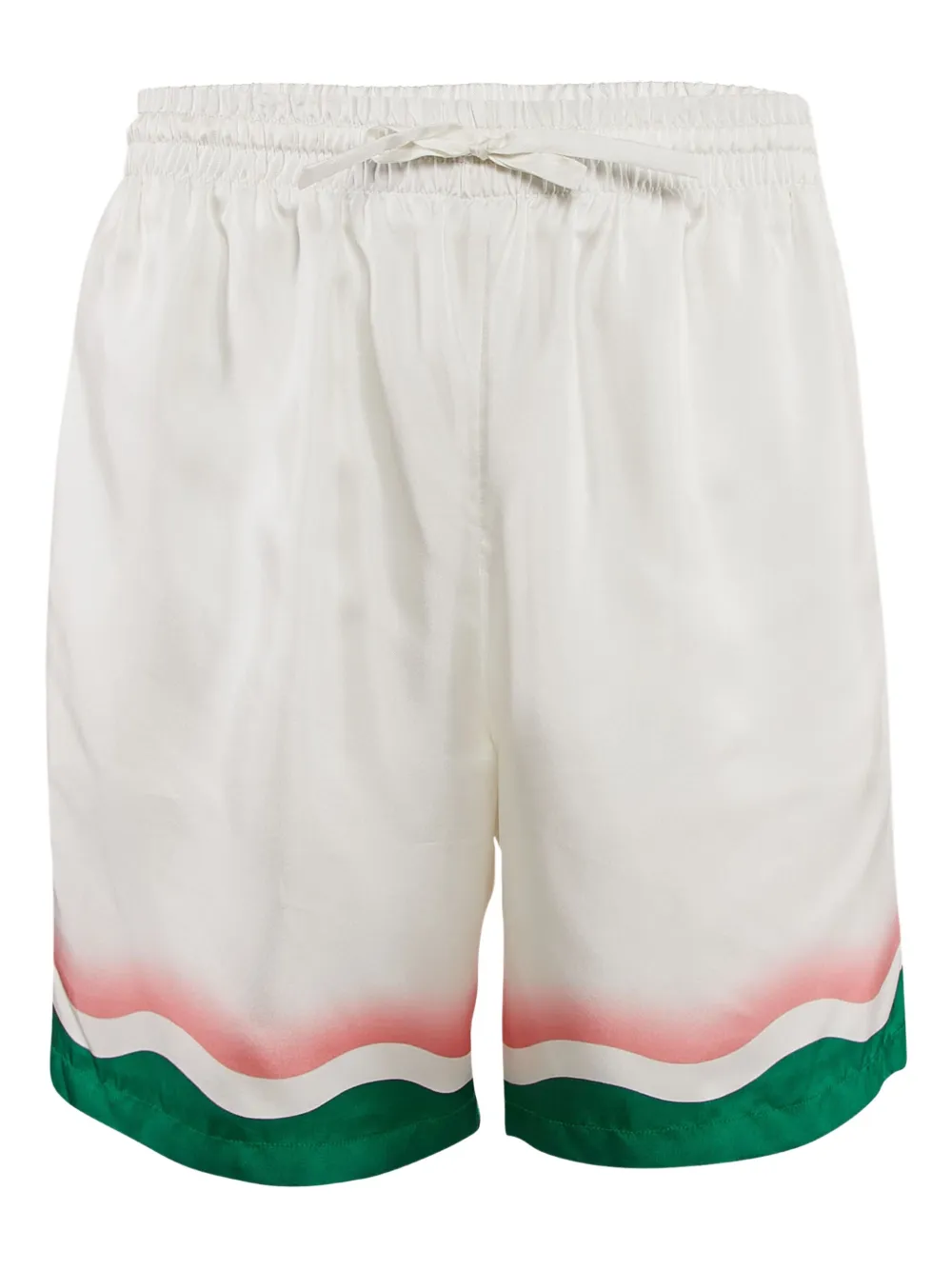 Casablanca short de bain pre-owned Le Jeu de Ping Pong à rayures | blanc | Image 1