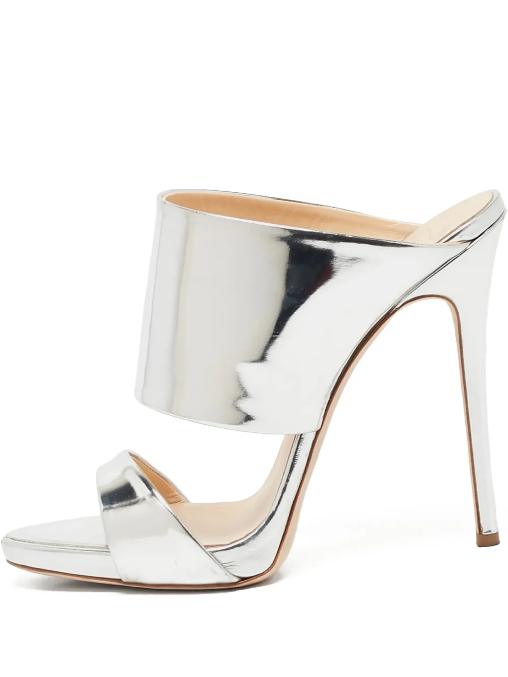 120mm Andrea metallic sandals
