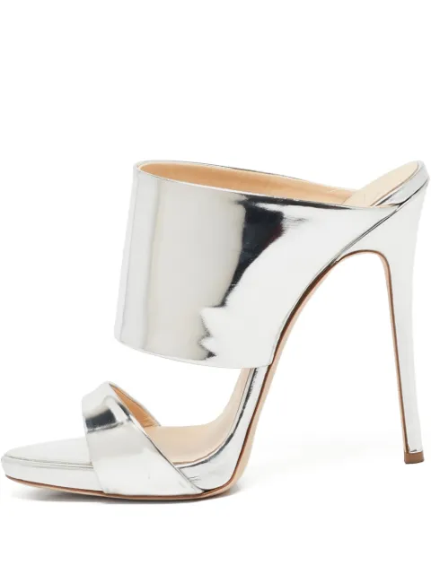 Giuseppe Zanotti Vintage 120mm Andrea metallic sandals