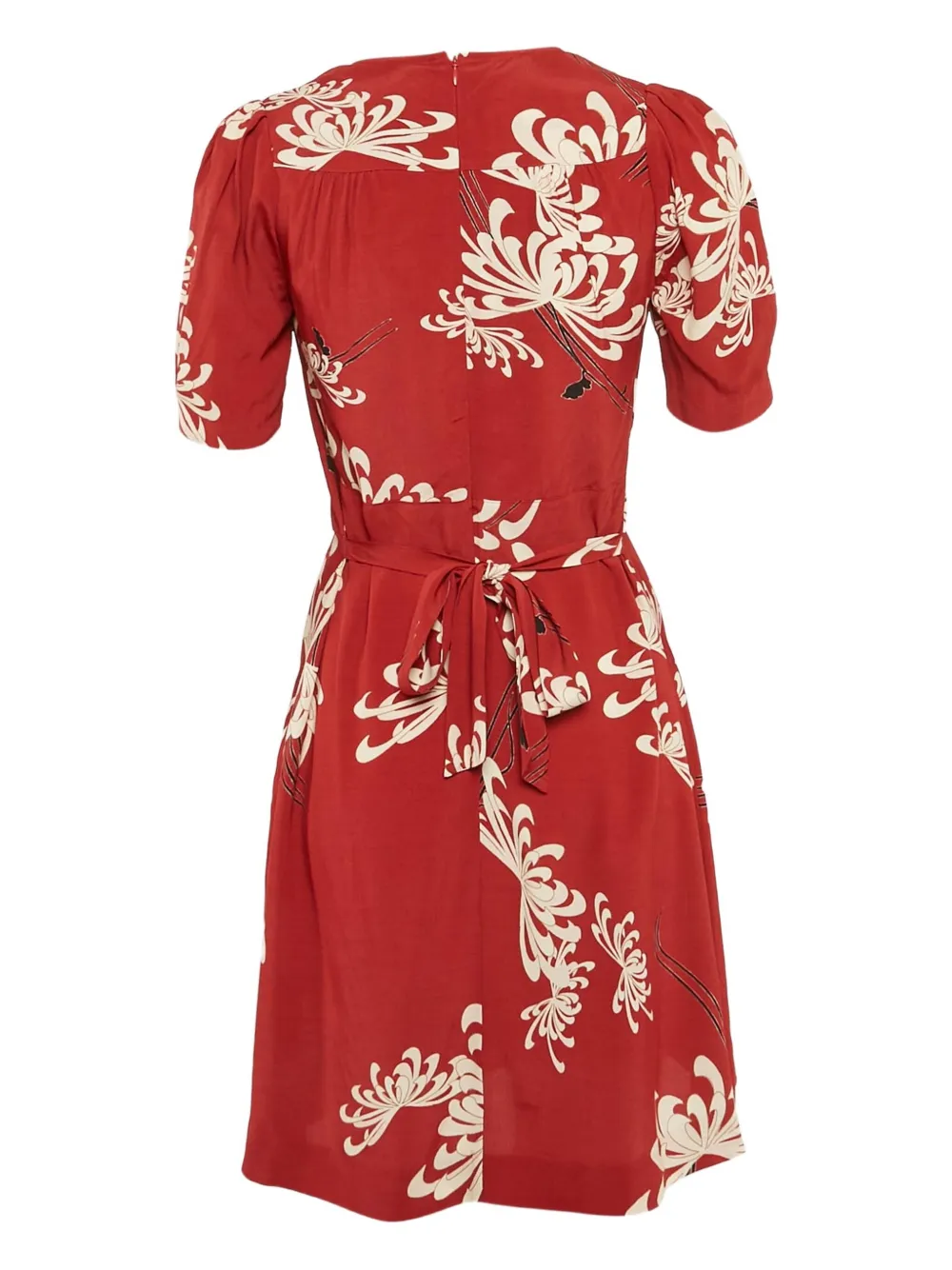 Alexander McQueen Pre-Owned Jurk met pofmouwen - Rood