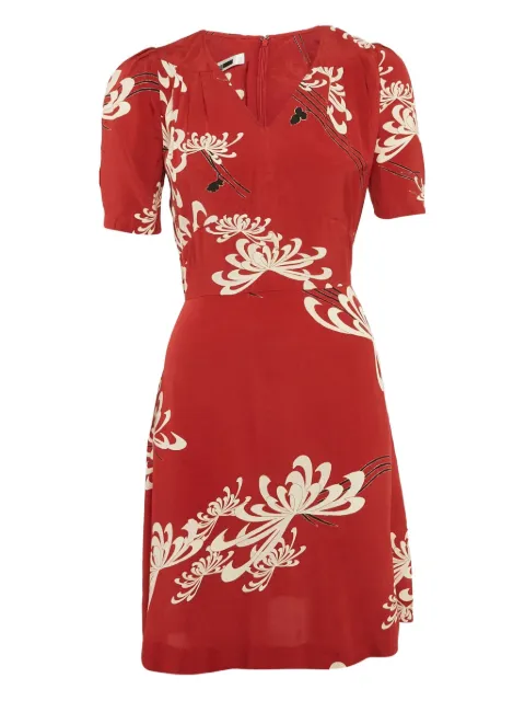 Alexander McQueen Pre-Owned puff-sleeve floral dress