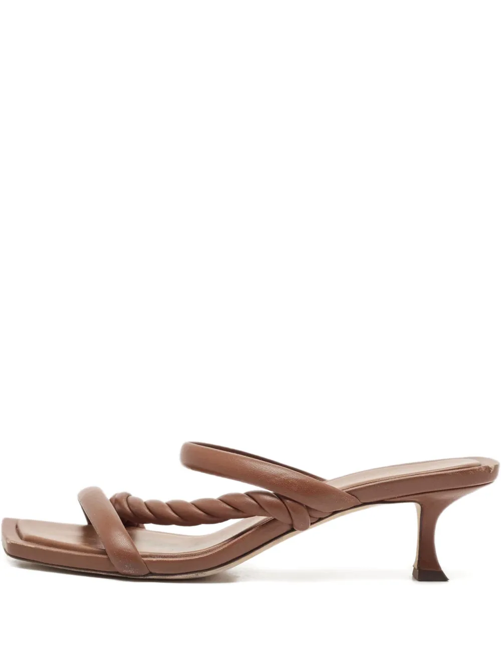 Jimmy Choo Pre-Owned 60mm Diosa leather sandals | Brown | Image 1