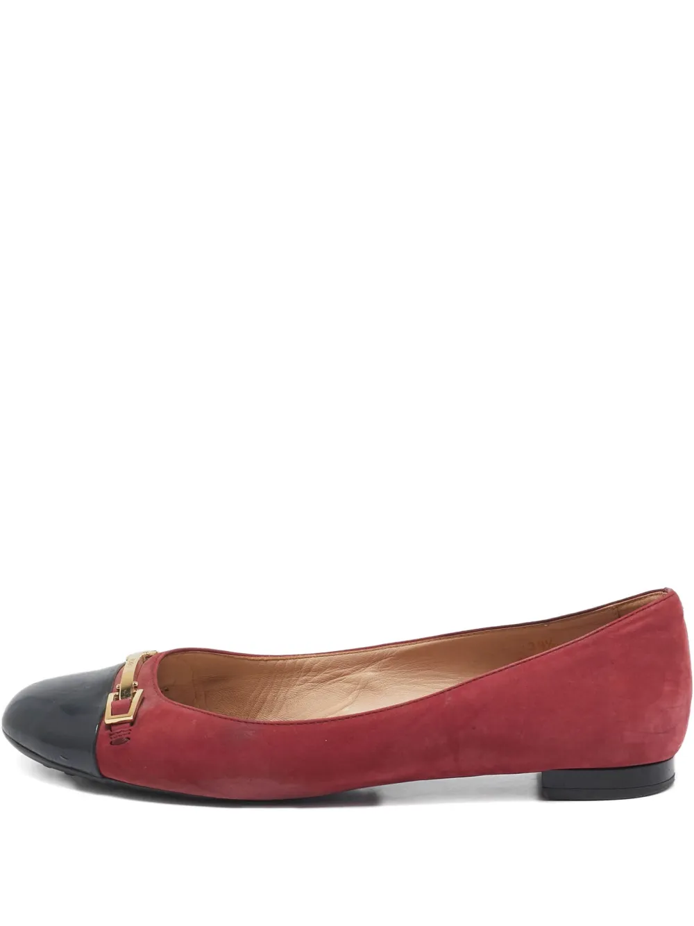 Tod's Vintage suede ballet flats - Rosso