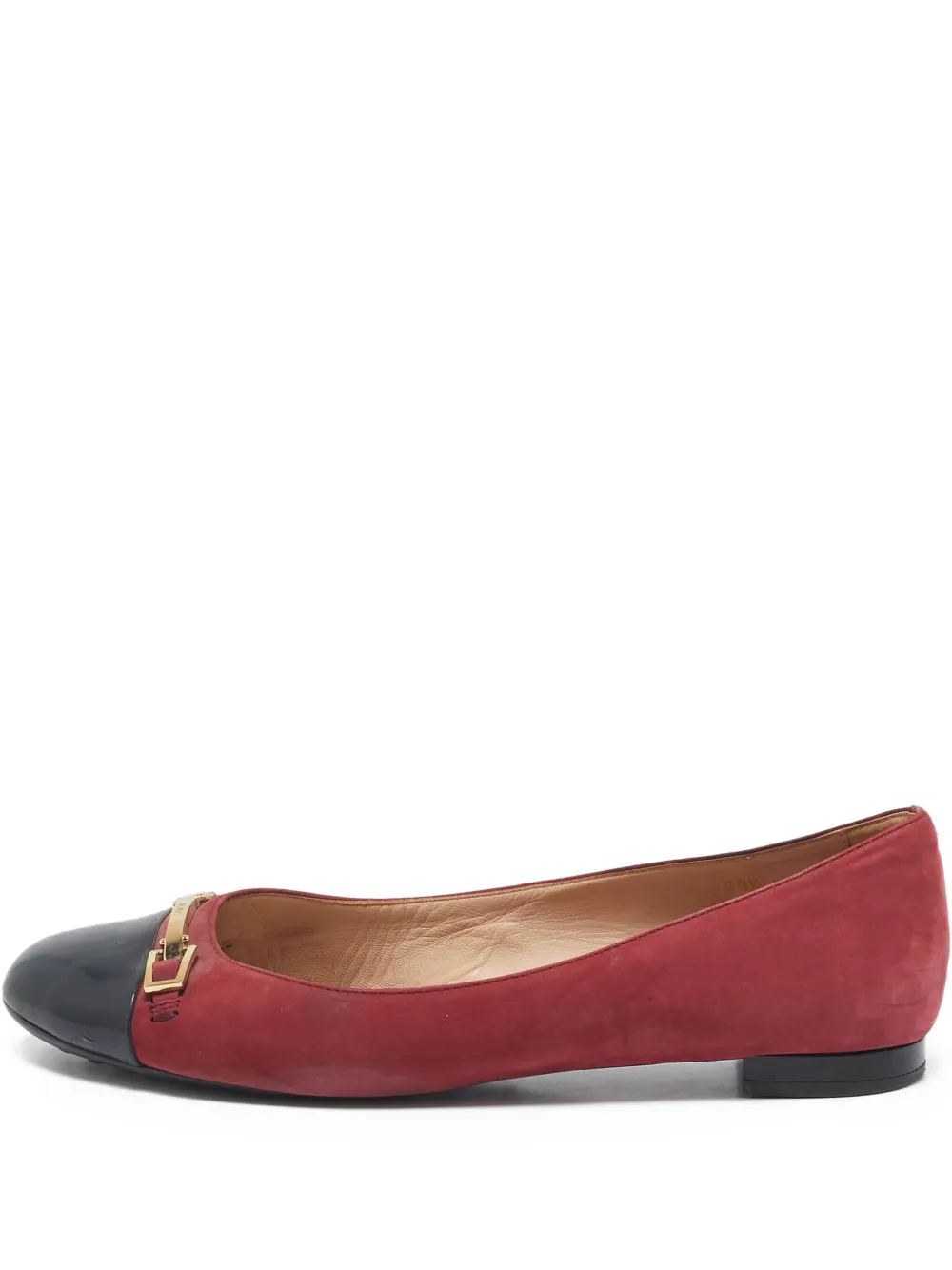 Tod's Vintage スエード フラットシューズ - レッド Tod's Vintage スエード フラットシューズ - レッド