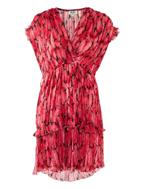 Kenzo Pre-Owned ruffled printed dress