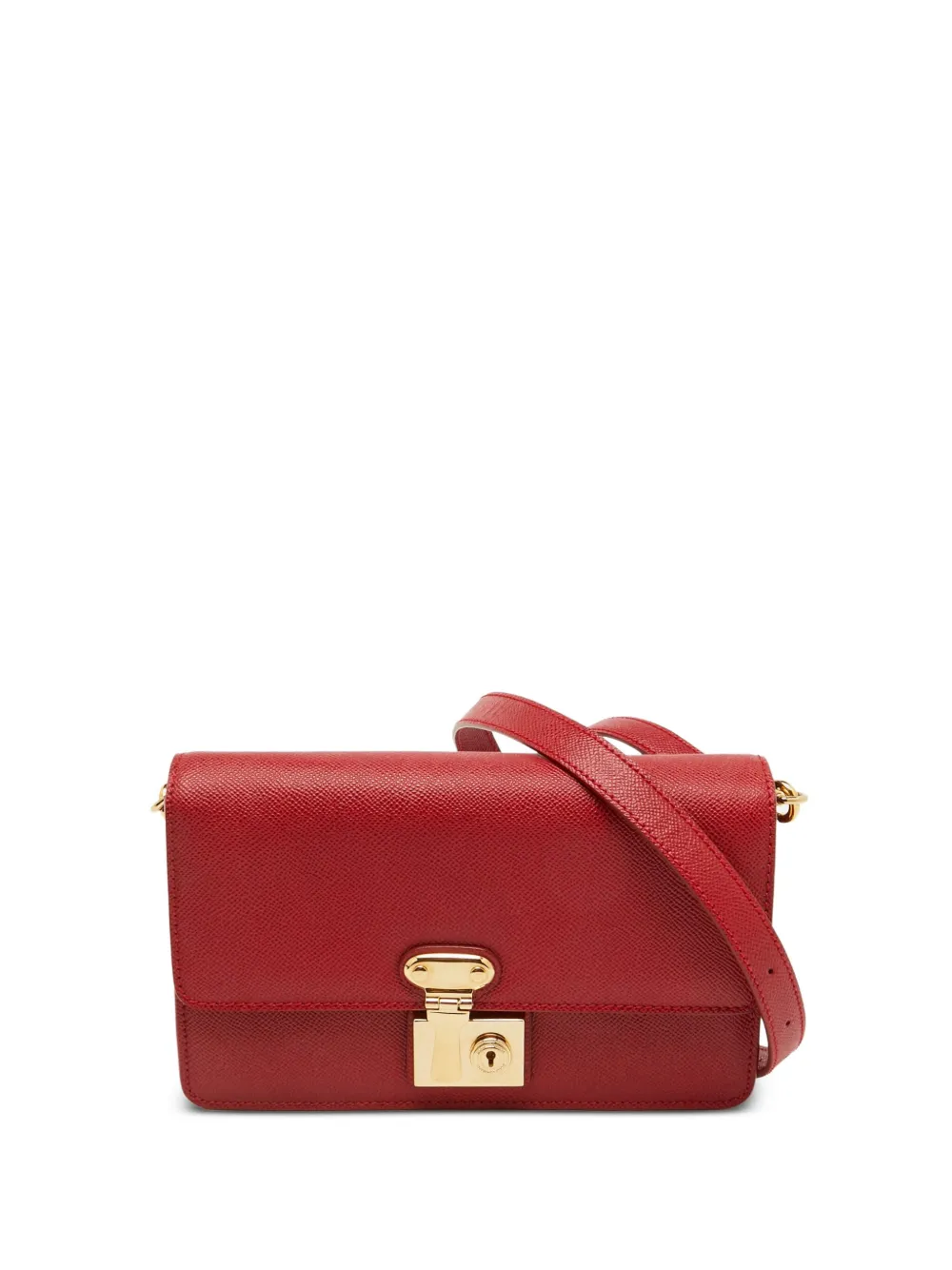 structured leather crossbody bag