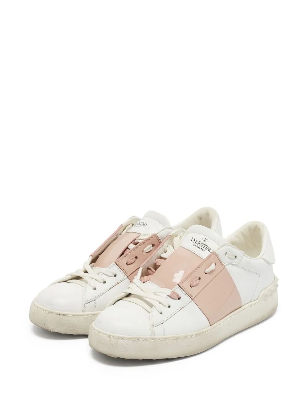 Valentino Garavani Pre-Owned Rockstud sneakers - Wit