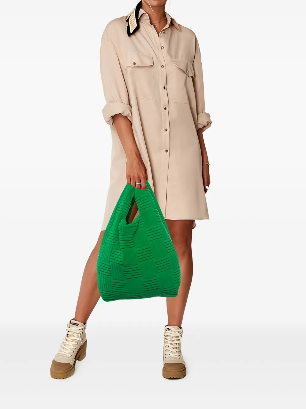 Bottega Veneta Pre-Owned textured woven shoulder bag | Image 2