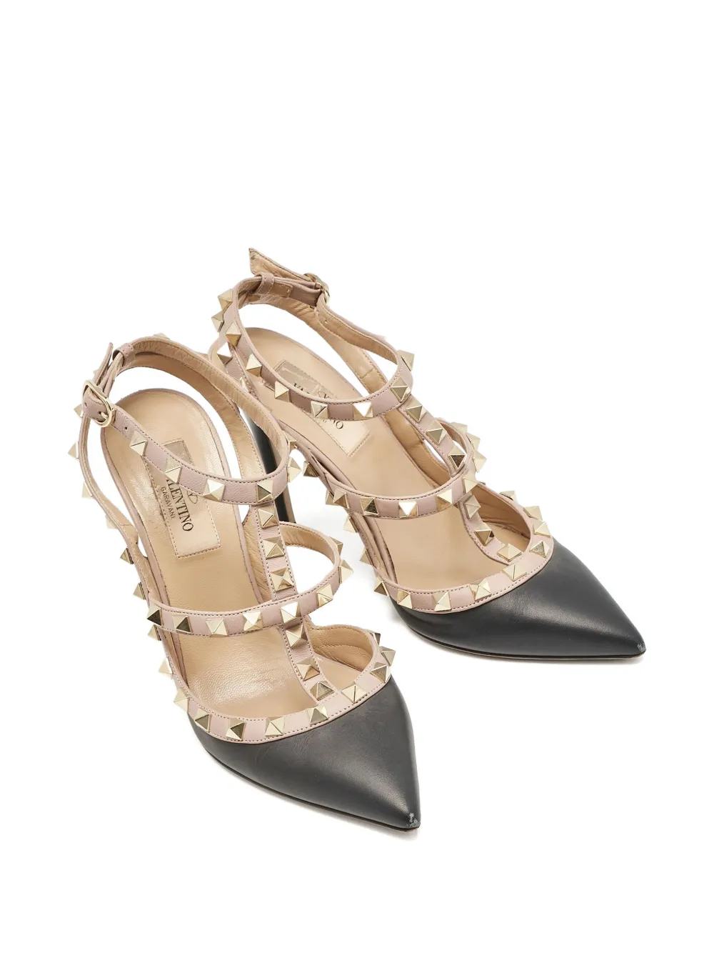 Valentino Garavani Pre-Owned 100 mm Rockstud pumps - Zwart