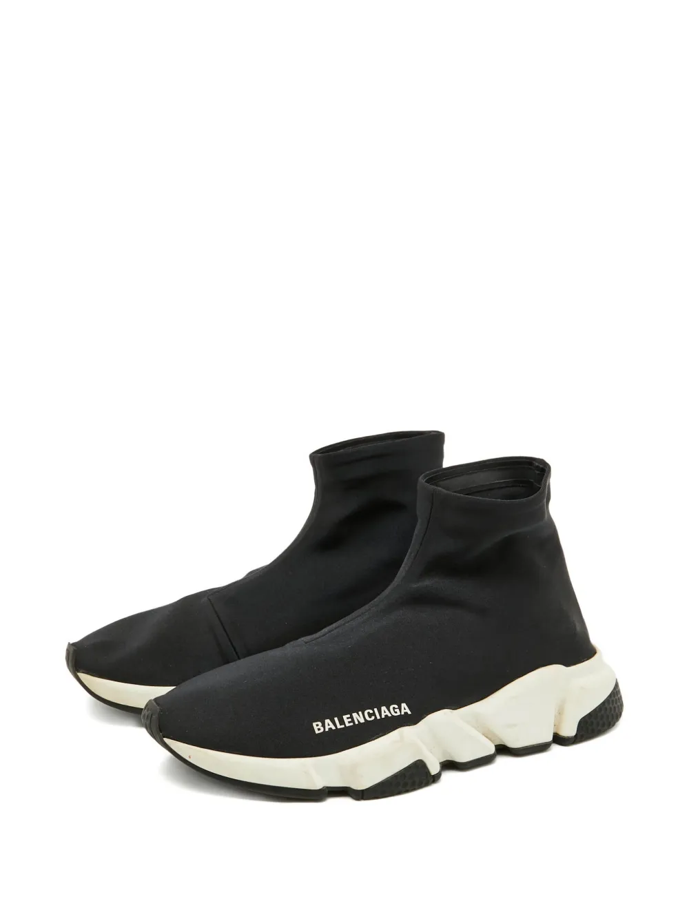 Balenciaga Pre-Owned logo-embellished sock-style sneakers | Image 2
