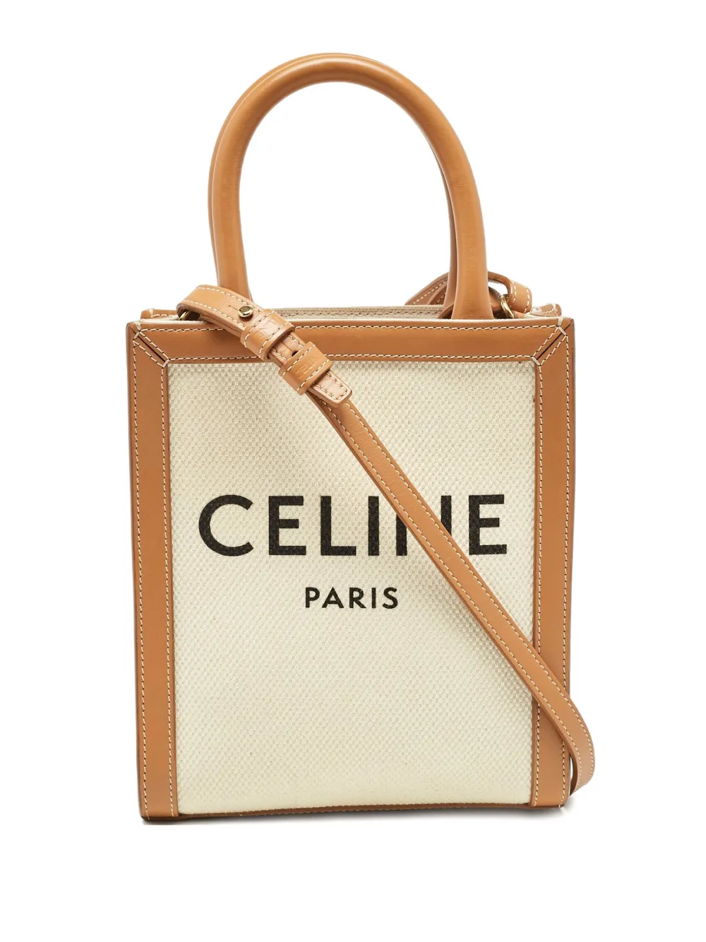 Céline Pre-Owned canvas tote bag | Neutrals | Image 1