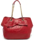 Carolina Herrera Vintage Audrey bow-embellished shoulder bag - Red