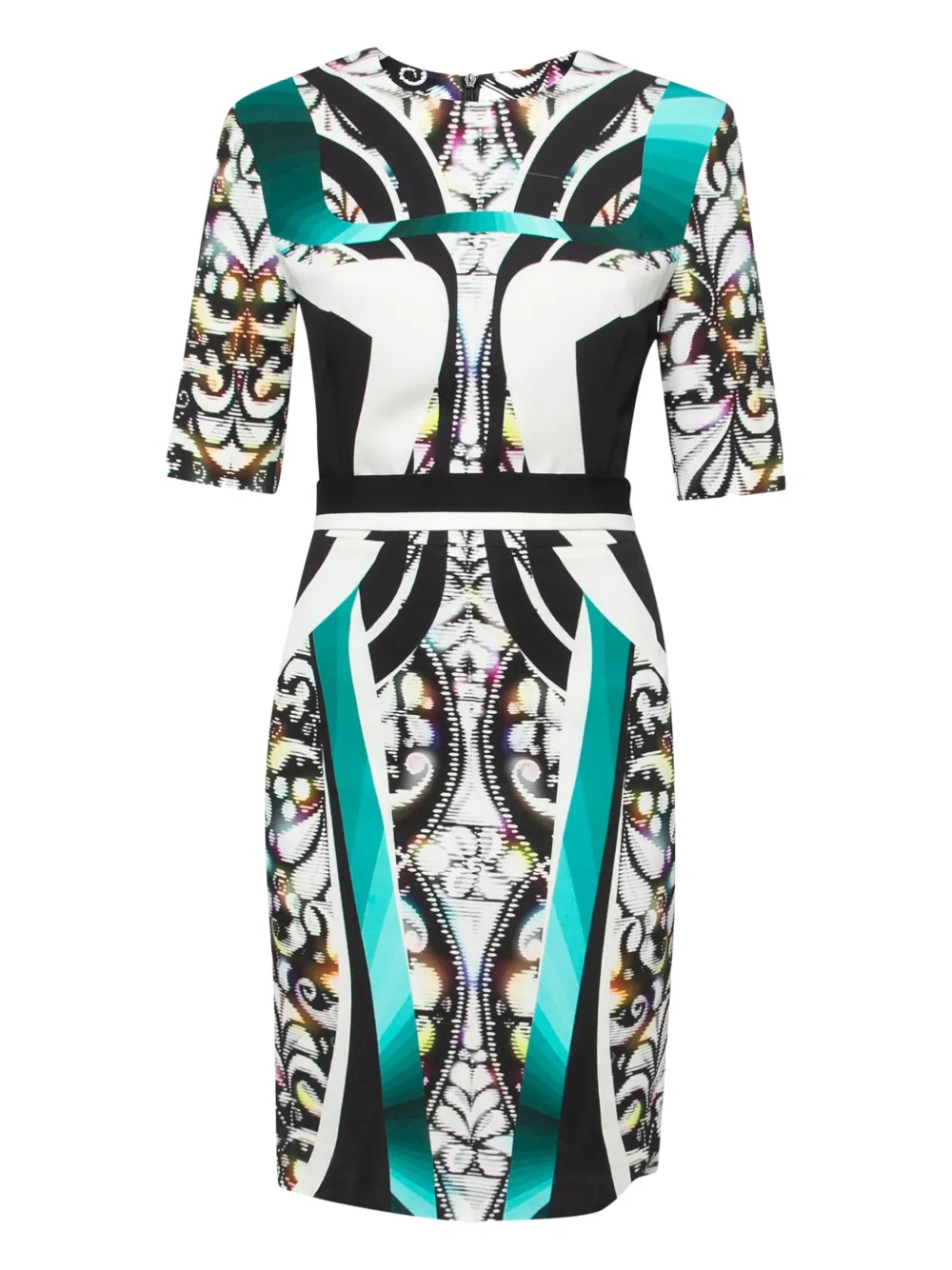 Peter Pilotto robe ajustée à motif pre-owned | blanc | Image 1