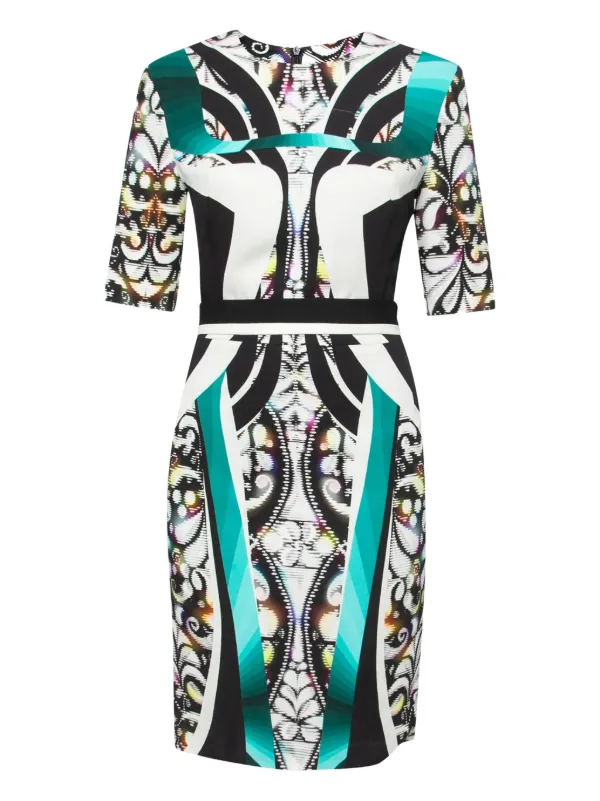 bodycon dress ph Peter Pilotto Pre-owned Patterned Bodycon Dress | White