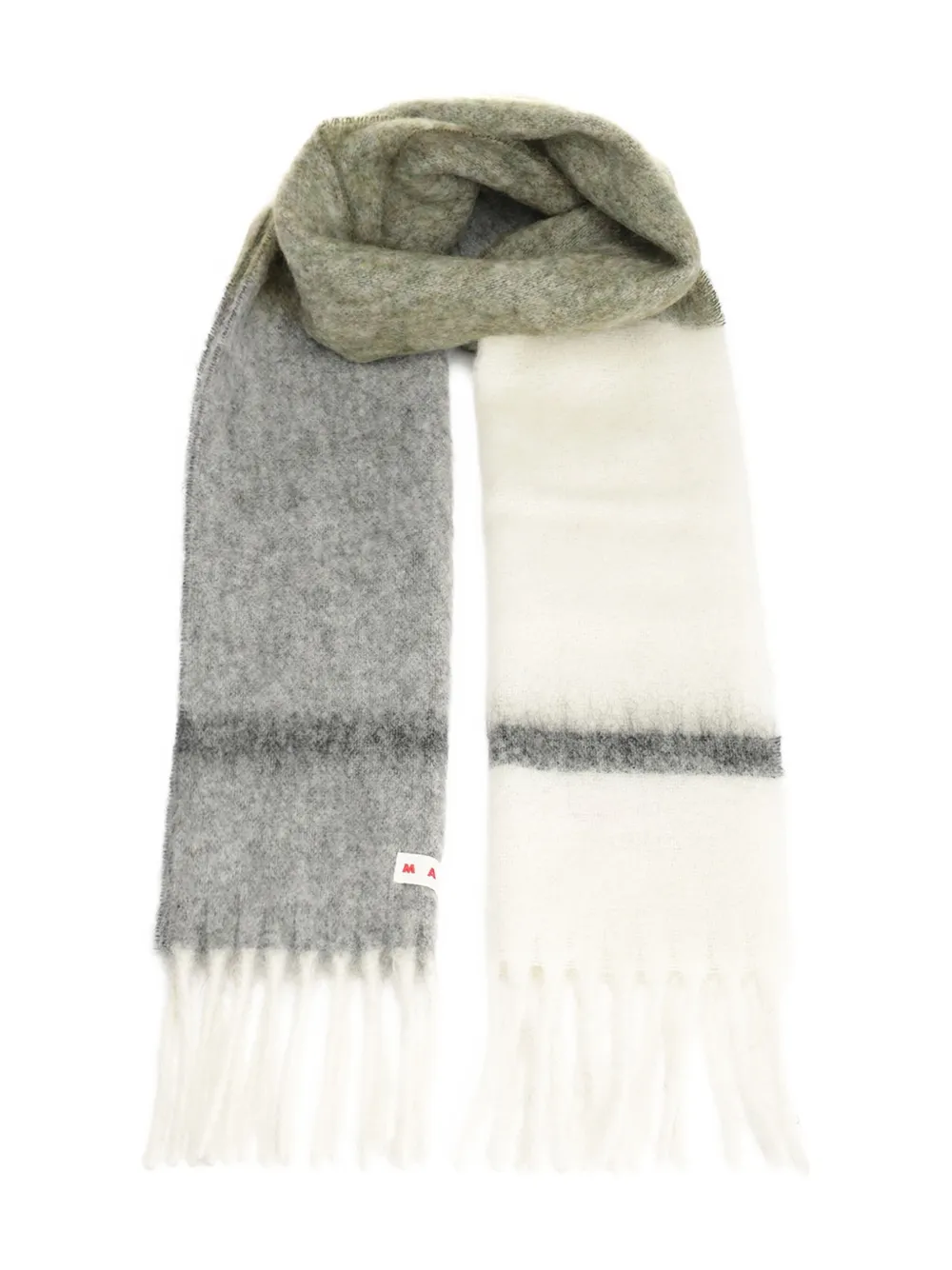 Marni mascada con efecto sombreado | blanco | Image 1
