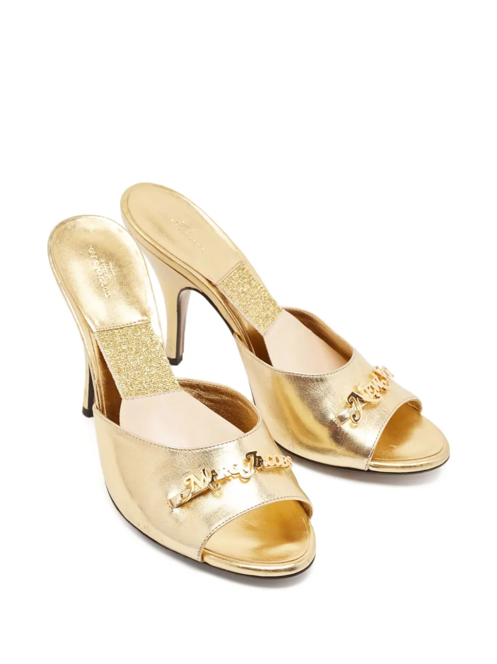 Marc Jacobs pre-owned 100mm leather mules | Image 2