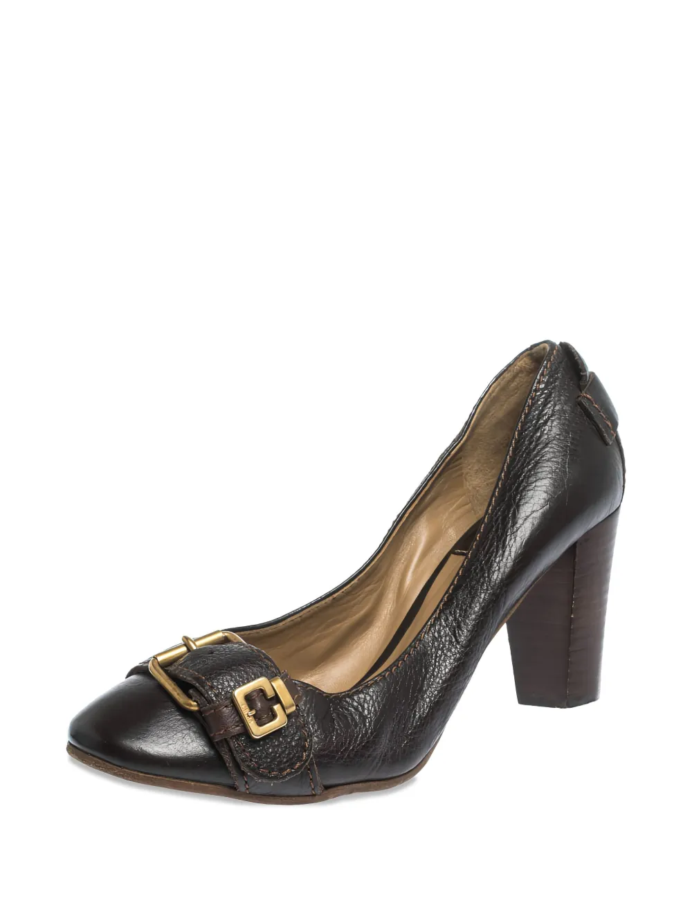 Chloé Pre-Owned 75mm buckle-detailed pumps | Image 2