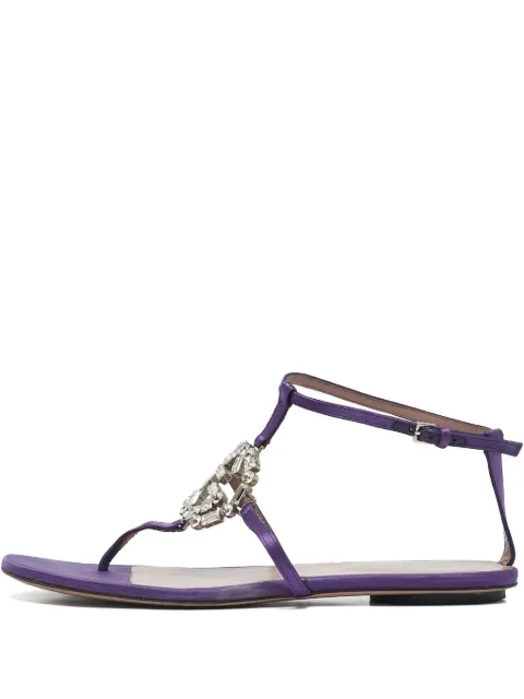 Gucci Pre-Owned crystal-embellished sandals