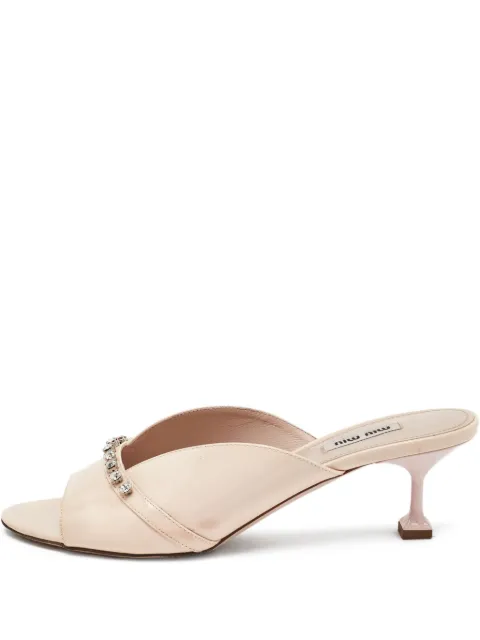 Miu Miu Pre-Owned 60mm crystal-embellished sandals