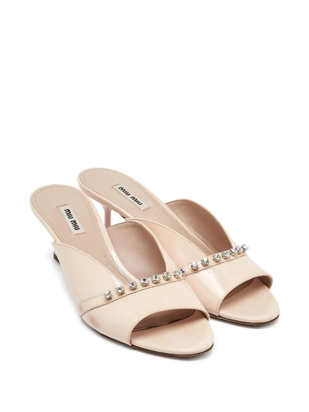 Miu Miu Pre-Owned 60mm crystal-embellished sandals | Image 2