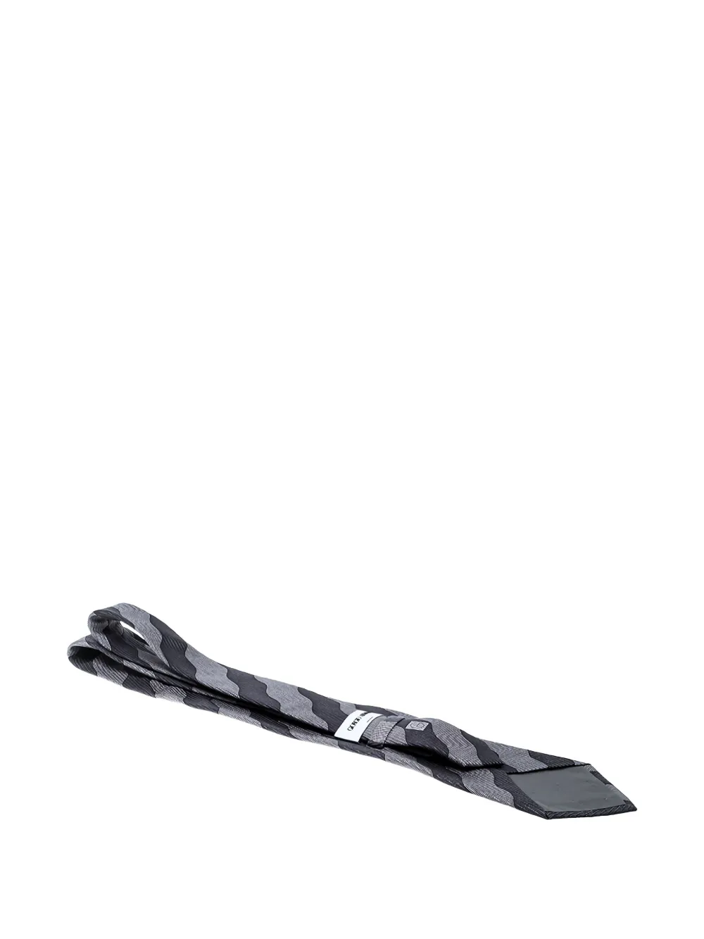 Giorgio Armani Pre-Owned wave-pattern silk tie | Image 2