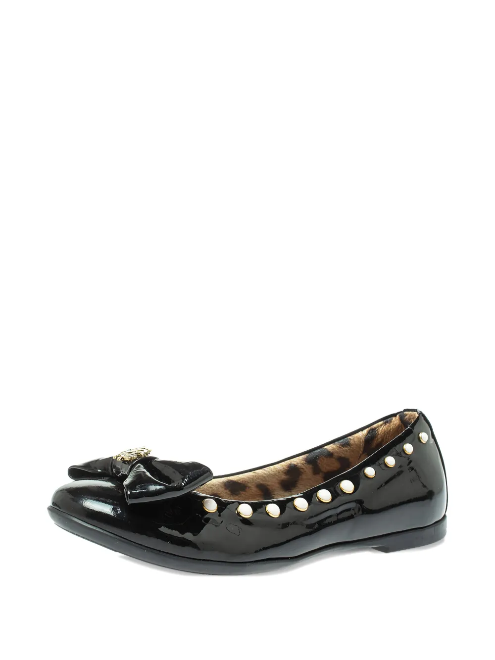 Roberto Cavalli bow-detail studded ballet flats | Image 2