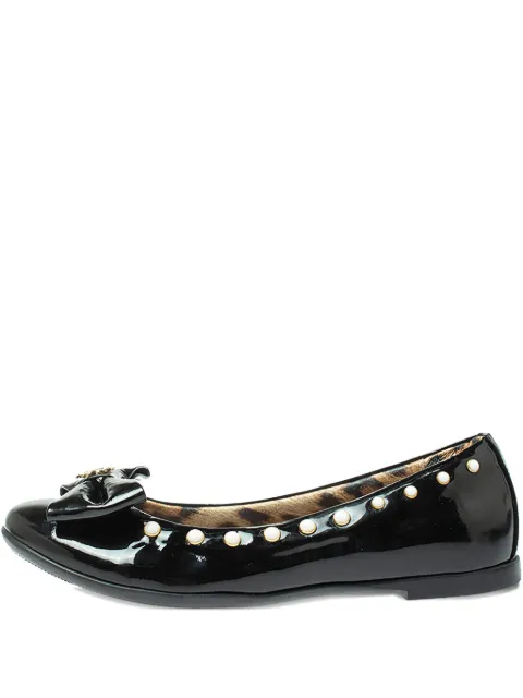 Roberto Cavalli bow-detail studded ballet flats