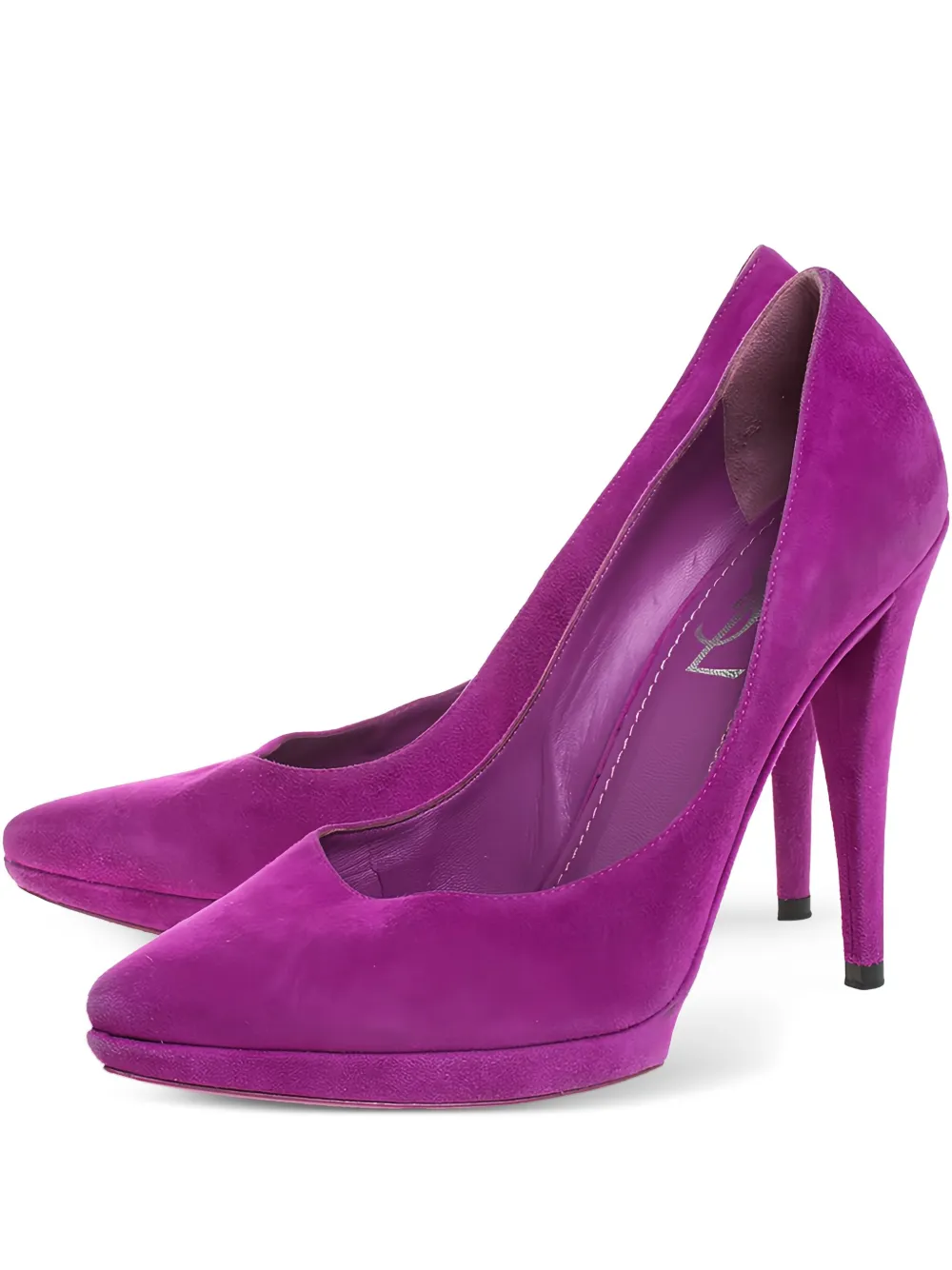115mm Janis suede pumps