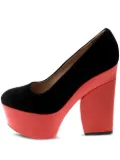Celine Pre-Owned 140mm suede platform pumps - Black