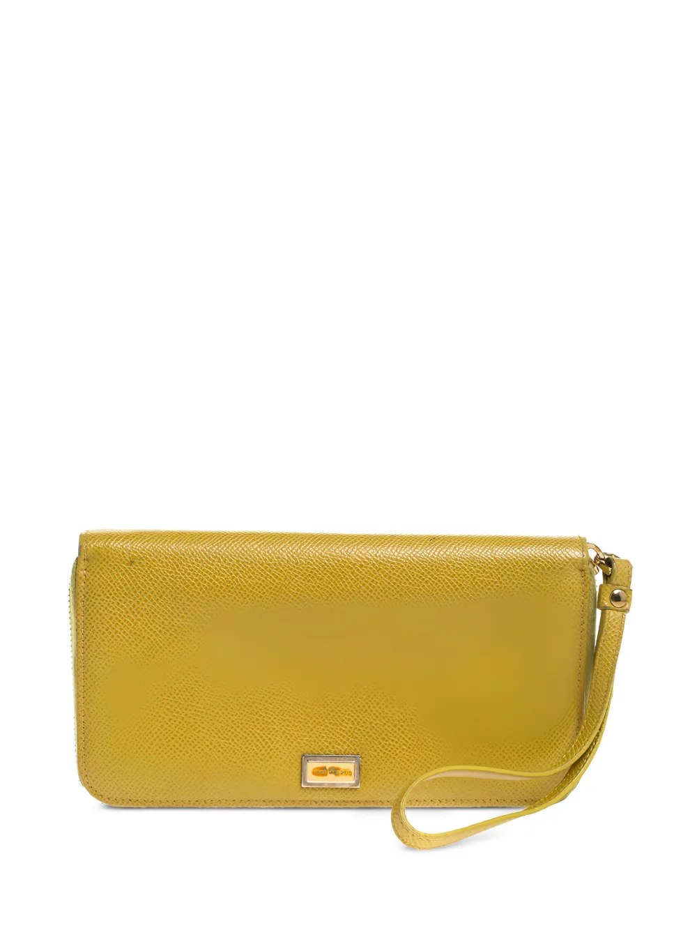 Dolce & Gabbana Pre-Owned Continental leather wallet | Yellow | Image 1