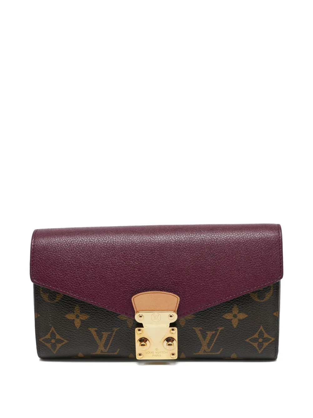 Louis Vuitton Pre-Owned Monogram Leather Wallet | Brown | Image 1