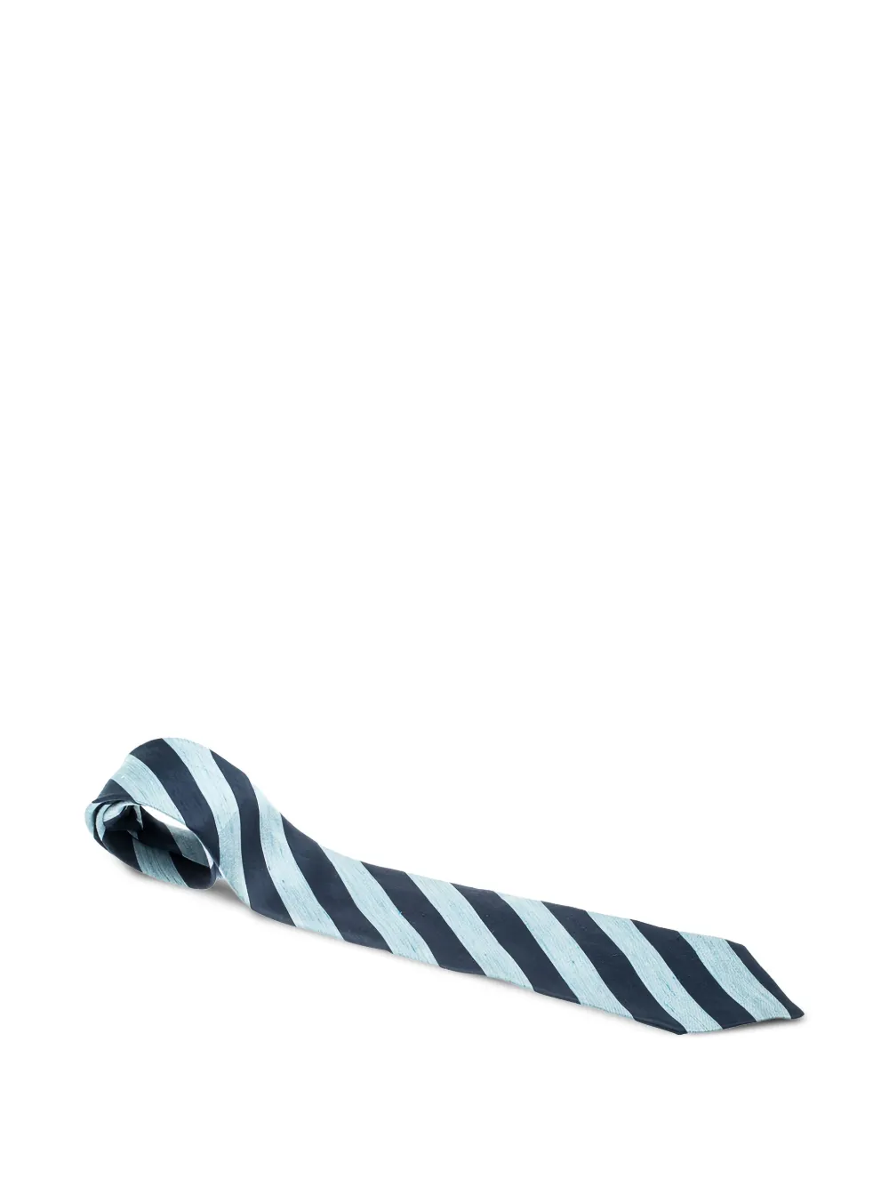 Dunhill cravate rayée en soie | bleu | Image 1