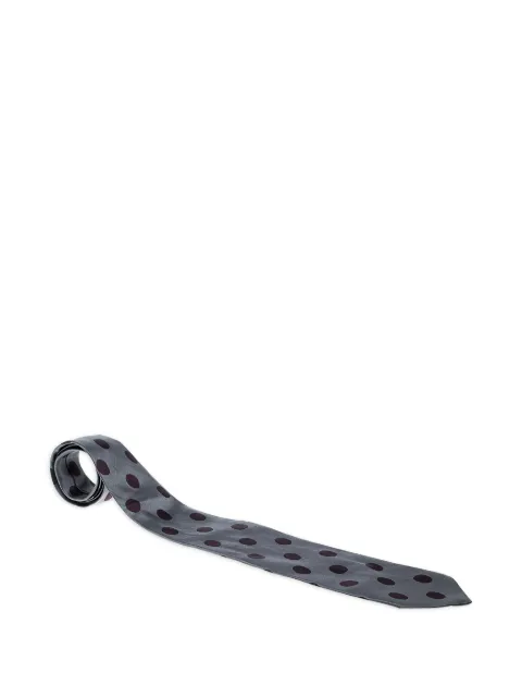 Giorgio Armani Pre-Owned silk polka-dot tie