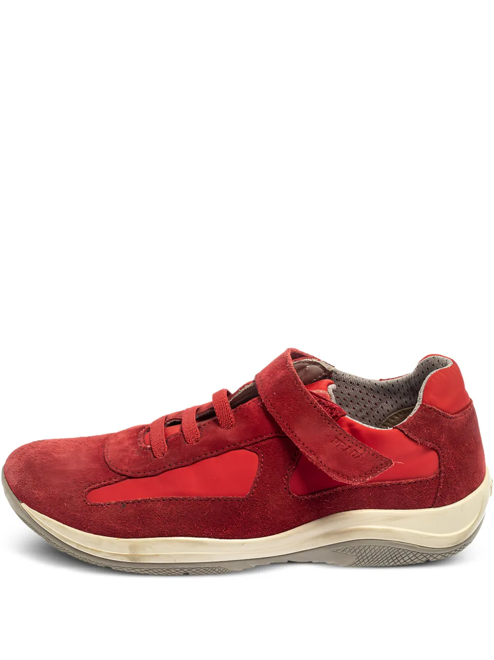 Prada Pre-Owned America's Cup Sneakers | Red | Image 1