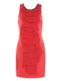 3.1 Phillip Lim crystal-embellishment ruffled mini dress - Red