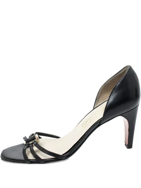Ferragamo Pre-Owned 75mm leather open-toe sandals
