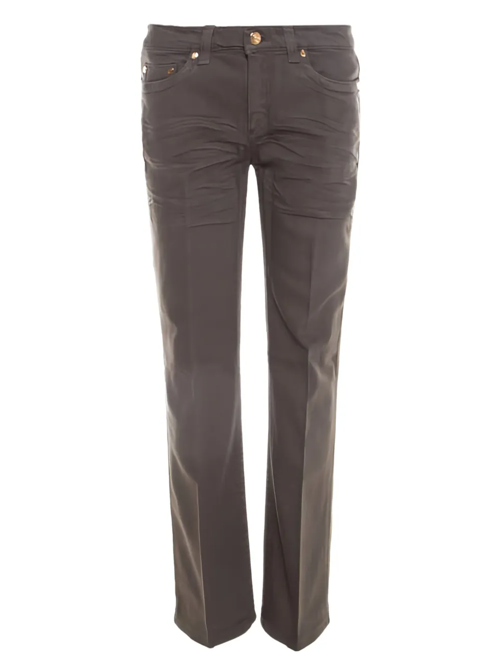cotton low-waist jeans