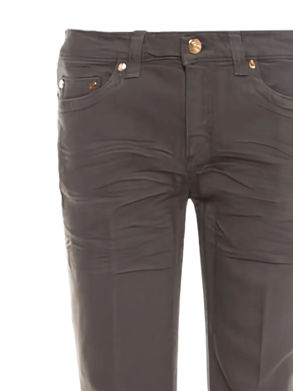 Roberto Cavalli Vintage cotton low-waist jeans - Grijs